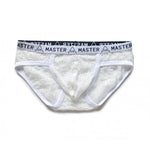 2 Pack Men's Low-Rise Sexy Lace U-Pouch Briefs