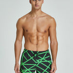 Men's Vibrant Graphic Odor-Control Comfy Waistband Casual Board Shorts