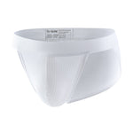 2 Pack Men's Ribbed Cotton Low-Rise Bikini with Soft Stretch Comfort