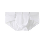 3 Pack Men's Skin-Friendly Solid Color Supportive Pouch Stretch Fit Cooling Briefs