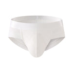 3 Pack Men's Cooling Silktech Briefs - U-Pouch Design & Checkered Antibacterial Lining
