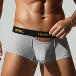 2 Pack Men's Soft Touch Mid-Rise Cooling Minimalist Design Trunks