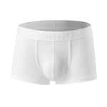 2 Pack Men's Single-Layer U-Pouch Ribbed Sweat-Absorbing Breathable Trunks