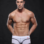 2 Pack Men's Odor-Control Breathable Mesh with U-Pouch Design Trunks