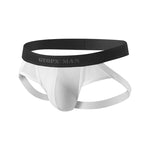 2 Pack Men's Low-Rise Ice Silk Breathable Mesh Jockstrap