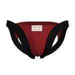 2 Pack Men's Ultra-Soft Cotton Low-Rise Sexy Anti-Chafing Stretch Jockstrap
