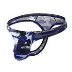 3 Pack Men's Camouflage Edgy Snug Fit Cooling Airflow Thongs