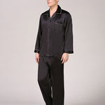 Men's Classic Satin Pajama Set Sleepwear