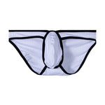 2 Pack Men's Sexy Sporty Breathable Low-Rise Seamless Sides Bikini