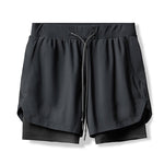 Men's Outdoor Sport Quick-Dry Breathable Double-Layer Activewear Shorts