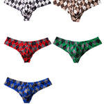 Men’s Low-Rise U-Convex Print Thong