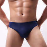 Men's Seamless Low-Rise Support Underwear with U-Shape Pouch