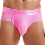 Men's Solid Color Mesh Breathable Sports Fitness Briefs