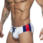 Men's Removable Pad Swim Brief with Drawstring
