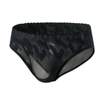 4 Pack Men's 3D Pouch & Seamless Lace Accent Comfort Briefs