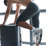 Men's Ice Silk Mesh Mid-Rise Quick-Dry for Sports & Casual Activewear Tights
