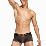 Men's Sexy U Convex Pouch Low-rise Trunks