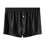 4 Pack Men's Premium Satin Loose-Fit & Breathable Cooling Home Shorts