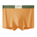 3 Pack Men's Cotton Breathable Antibacterial Quick-Dry U-Shaped Trunks