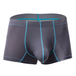 3 Pack Men's Large Pouch Contrast Binding Trunks