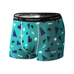 4 Pack Men's Mid-Rise Lightweight Printed Seamless Comfort Trunks