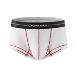 2 Pack Men’s Sexy Low-rise Transparent Mesh Trunks