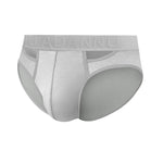 2 Pack Men's Ultra-Soft Cotton Comfort-Fit Expanded Pouch Briefs