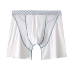 2 Pack Men's Nylon Breathable Sports Anti-Chafing Casual Business Boxer Briefs