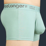 FreeLonger Men’s Soft Cotton Support Pouch Trunks