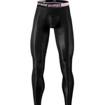 Men's Ice Silk Semi-Transparent Sexy Fitness Pants