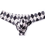 Men’s Low-Rise U-Convex Print Thong