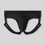 2 Pack Men's Bamboo Fiber Athletic Thong with Contour U-Pouch & Soft Stretch Fit