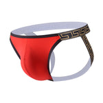 3 Pack Men's Large Pouch Low-Rise Sexy Jockstrap