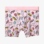 3 Pack Men's Anti-Chafing Stay-Put Fit Bold Prints Skin-Friendly Premium Cotton Boxers Briefs