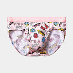 4 Pack Men's Antibacterial Cotton Breathable with Trendy Print Briefs
