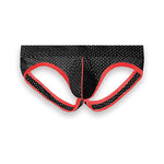 3 Pack Men's Breathable Mesh Ice Silk Sexy Stretch Fit Jockstrap