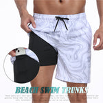Men's Moisture-Wicking Cooling Airflow Fashion Vacation Board Shorts