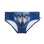Men's Low-Rise Stylish Animal Print Swim Briefs