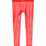 Men's Lightweight Semi-See-Through Sports Pants with Spacious Pouch