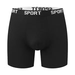 5 Pack Men's Moisture-Wicking Anti-Chafing Sporty Cut Stay-Put Fit Comfort Boxers Briefs