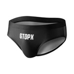 2 Pack Men's Durable Stretch Snug Fit Quick-Dry Seamless Swim Briefs