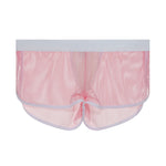 2 Pack Men's Mesh Breathable Solid Color Low-Rise Quick-Dry Fabric Boxers