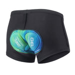 Men's Sporty Silicone Gel Padding Quick-Dry & Gradient Color Activewear Tights