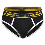 Men’s Spliced Color Pouch Briefs