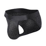 3 Pack Men's Low Rise High Cut Ice Silk Cooling Breathable Lightweight Quick Dry Briefs