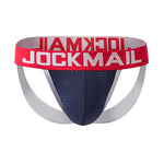 2 Pack Men's Low-Rise Sexy Ice Silk Seamless Comfort Anti-Odor Jockstrap