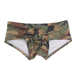 Men's Camo Print Short Leg Trunks