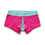2 Pack Men's Mesh Transparent Open-Cut Cotton Mesh Trunks