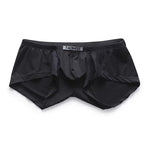 2 Pack Men's Stretch Fit Lightweight & Airy Solid Color Premium Comfy Trunks