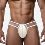 2 Pack Men's Ice Silk Breathable Sexy Low-Rise Anti-Odor Briefs